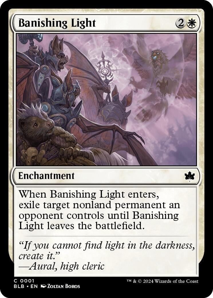 Image for Banishing Light (Bloomburrow) (1) - Magic: The Gathering