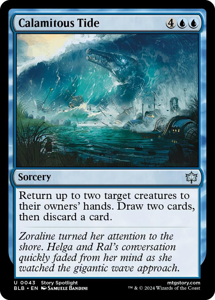 Image for Calamitous Tide (Bloomburrow) (43) - Magic: The Gathering