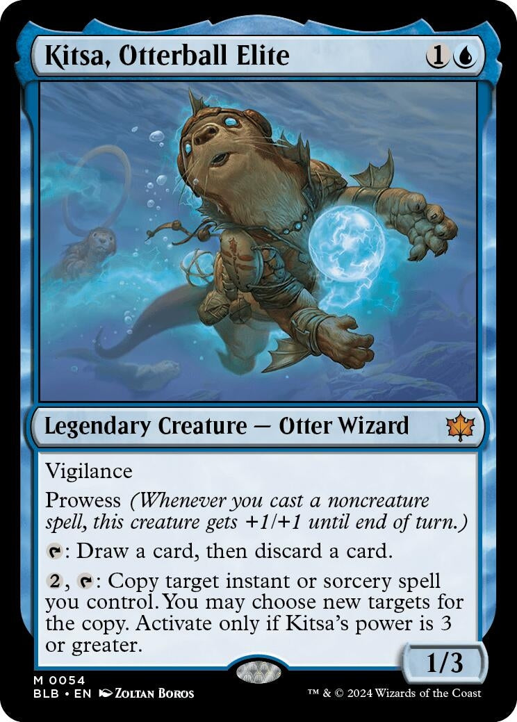 Image for Kitsa, Otterball Elite (Bloomburrow) (54) - Magic: The Gathering