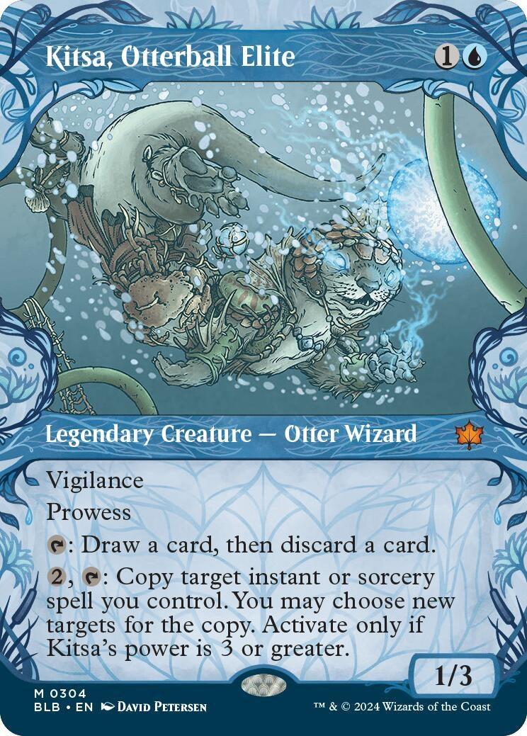 Image for Kitsa, Otterball Elite (Showcase) (Bloomburrow) (304) - Magic: The Gathering