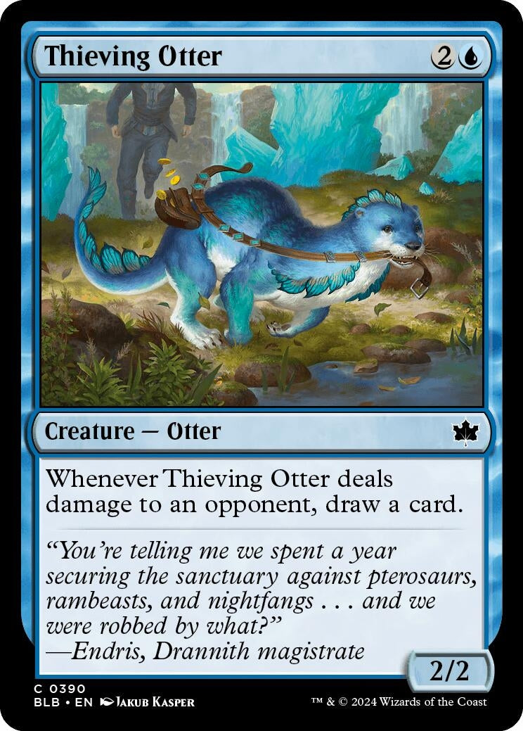 Image for Thieving Otter (Bloomburrow) (390) - Magic: The Gathering