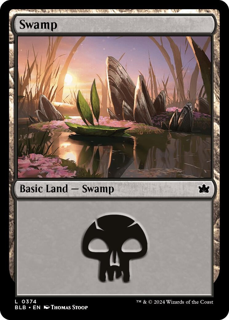 Image for Swamp (0374) (Bloomburrow) (374) - Magic: The Gathering