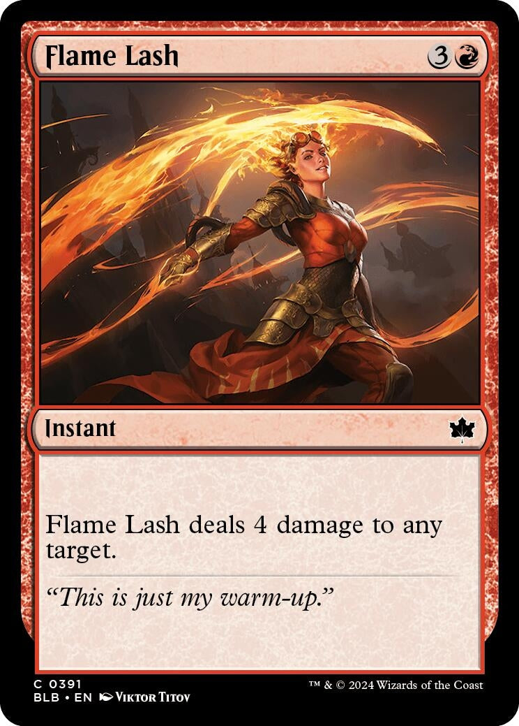 Image for Flame Lash (Bloomburrow) (391) - Magic: The Gathering