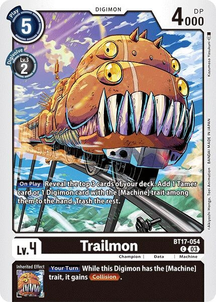 Image for Trailmon (BT17) (BT17-054 C) - Digimon Card Game