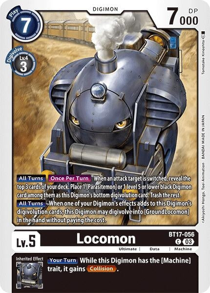 Image for Locomon (BT17) (BT17-056 C) - Digimon Card Game