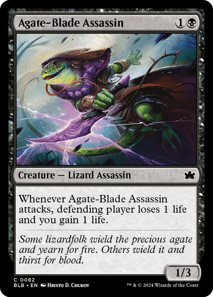 Image for Agate-Blade Assassin (Bloomburrow) (82) - Magic: The Gathering