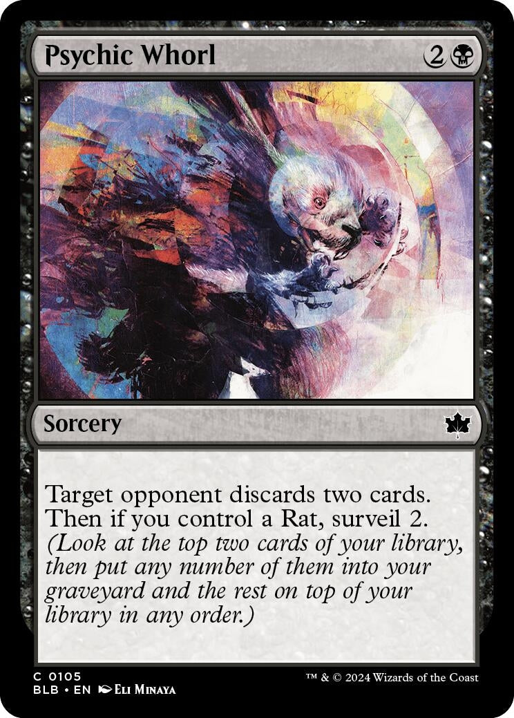 Image for Psychic Whorl (Bloomburrow) (105) - Magic: The Gathering