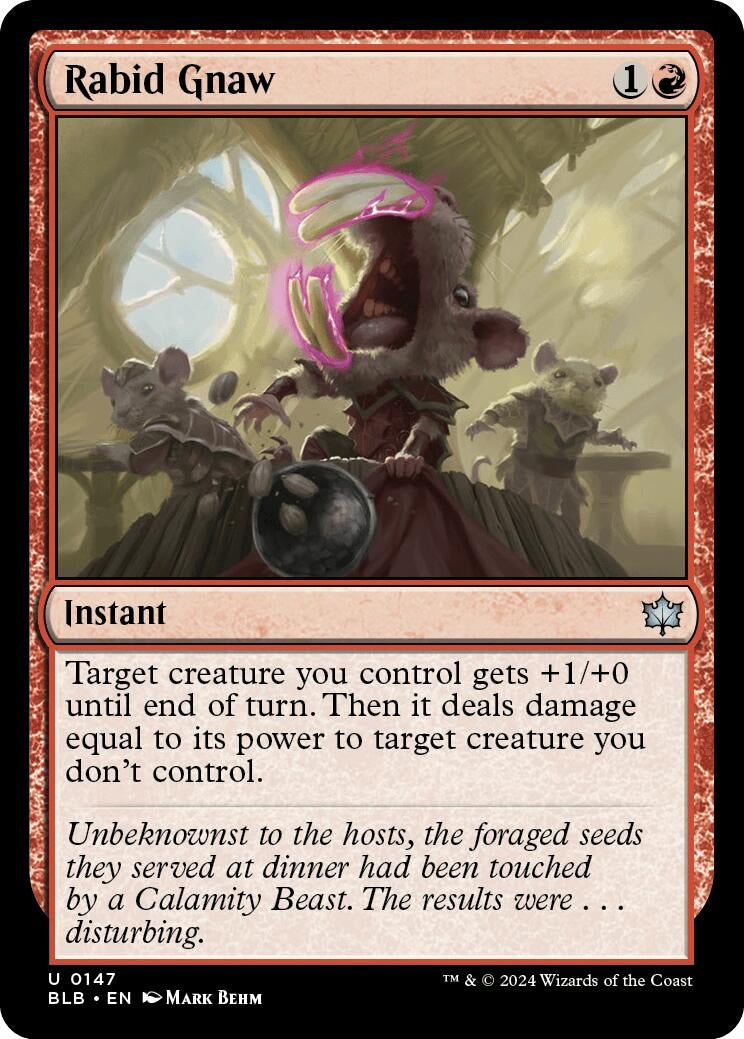 Image for Rabid Gnaw (Bloomburrow) (147) - Magic: The Gathering