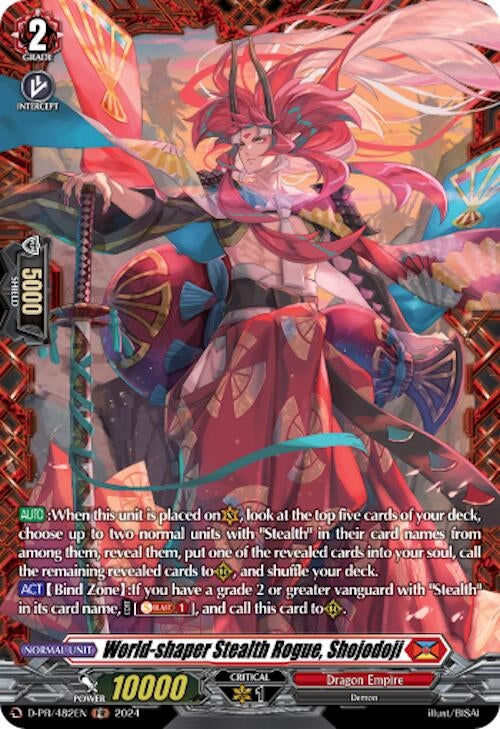 Image for World-shaper Stealth Rogue, Shojodoji (D Promo Cards) (D-PR/482EN) - Cardfight Vanguard
