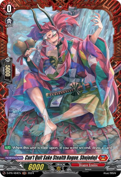 Image for Can't Quit Sake Stealth Rogue, Shojodoji (D Promo Cards) (D-PR/484EN) - Cardfight Vanguard