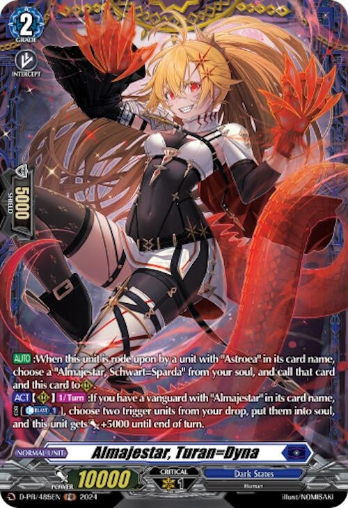 Image for Almajestar, Turan=Dyna (D Promo Cards) (D-BT09/067EN) - Cardfight Vanguard