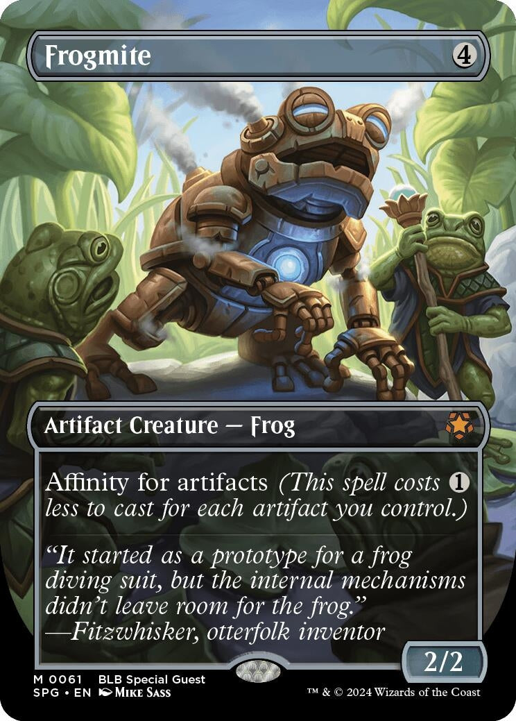 Image for Frogmite (Borderless) (Special Guests) (61) - Magic: The Gathering
