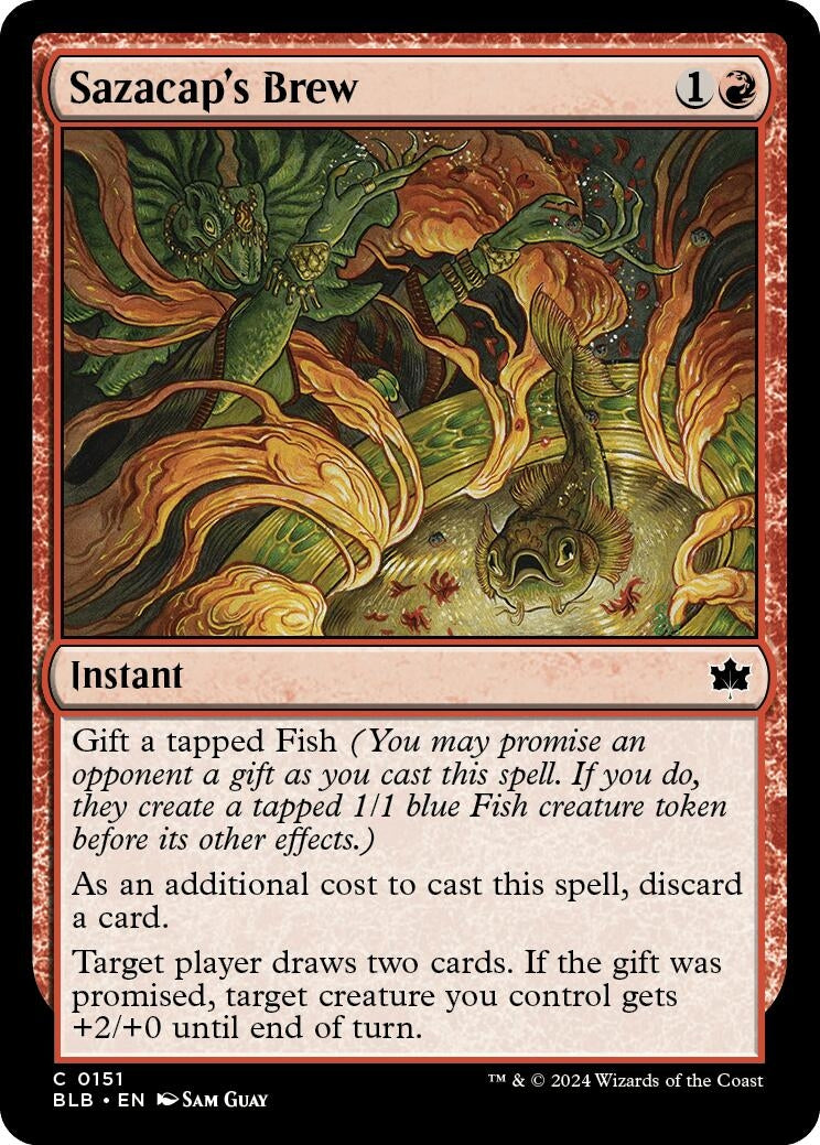 Image for Sazacap's Brew (Bloomburrow) (151) - Magic: The Gathering