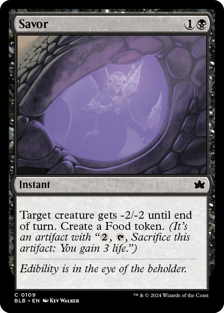 Image for Savor (Bloomburrow) (109) - Magic: The Gathering