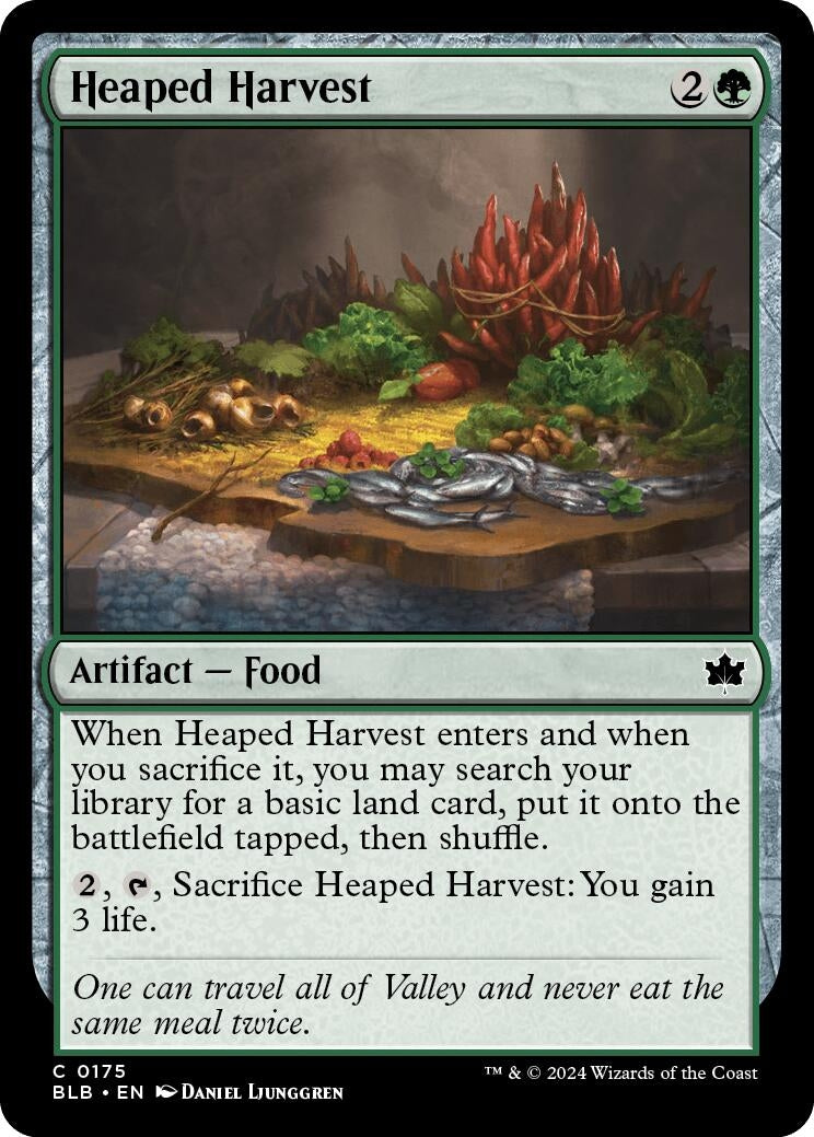 Image for Heaped Harvest (Bloomburrow) (175) - Magic: The Gathering