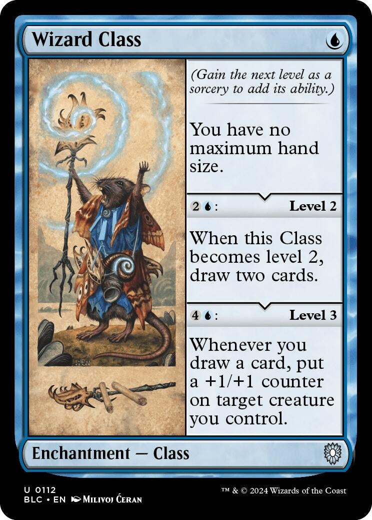 Image for Wizard Class (Commander: Bloomburrow) (112) - Magic: The Gathering