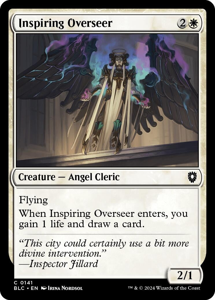 Image for Inspiring Overseer (Commander: Bloomburrow) (141) - Magic: The Gathering