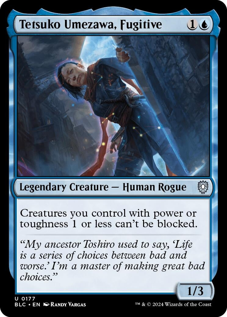 Image for Tetsuko Umezawa, Fugitive (Commander: Bloomburrow) (177) - Magic: The Gathering