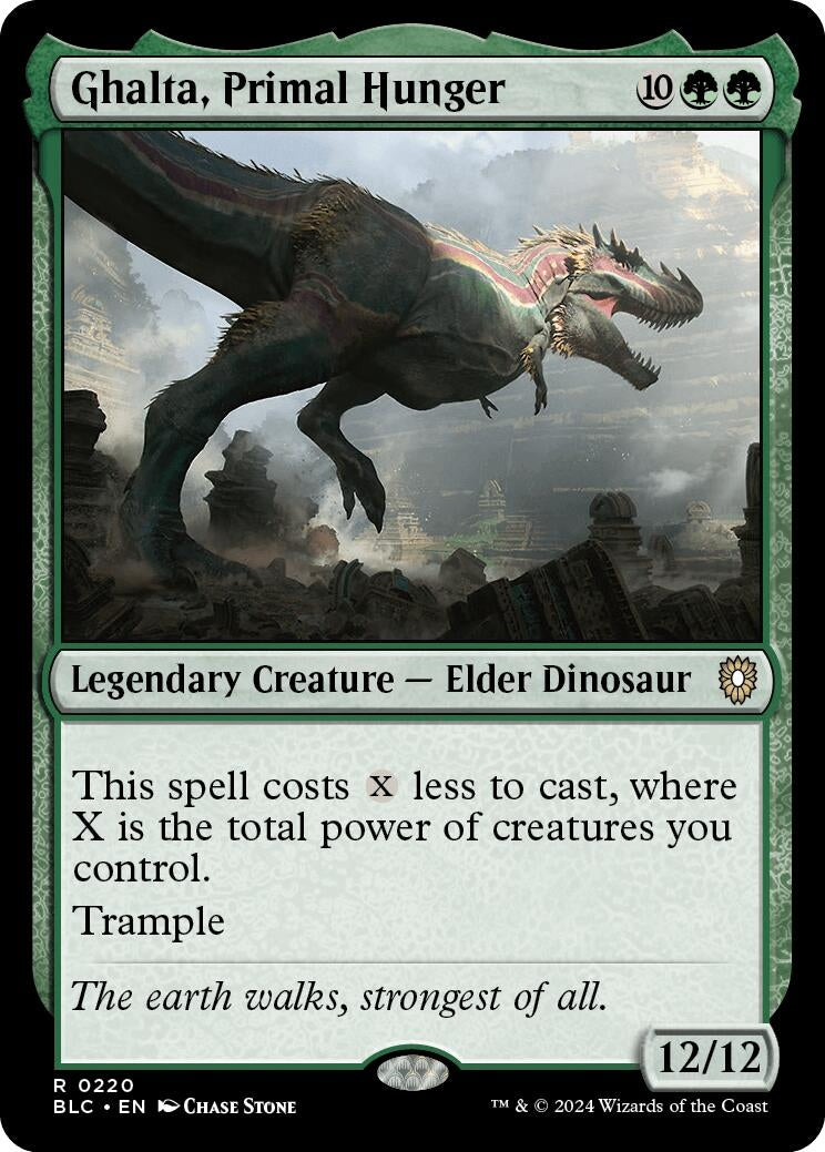 Image for Ghalta, Primal Hunger (Commander: Bloomburrow) (220) - Magic: The Gathering