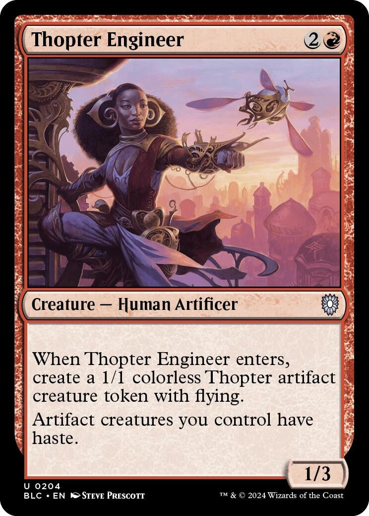 Image for Thopter Engineer (Commander: Bloomburrow) (204) - Magic: The Gathering