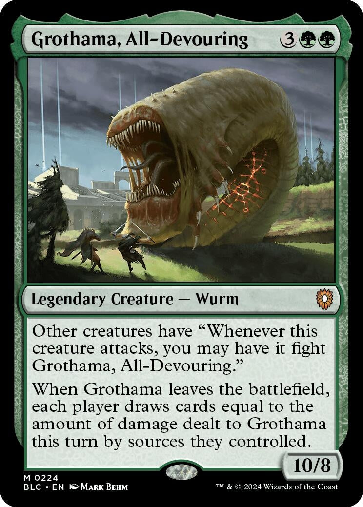Image for Grothama, All-Devouring (Commander: Bloomburrow) (224) - Magic: The Gathering