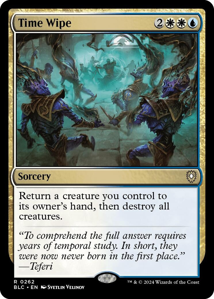 Image for Time Wipe (Commander: Bloomburrow) (262) - Magic: The Gathering
