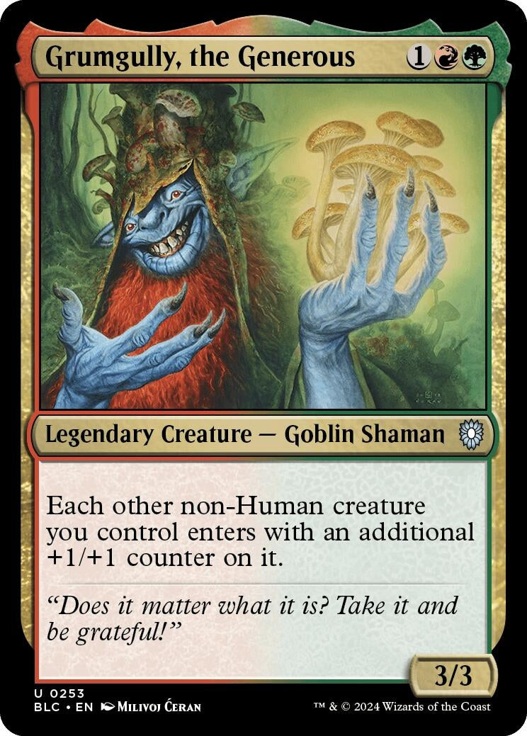 Image for Grumgully, the Generous (Commander: Bloomburrow) (253) - Magic: The Gathering