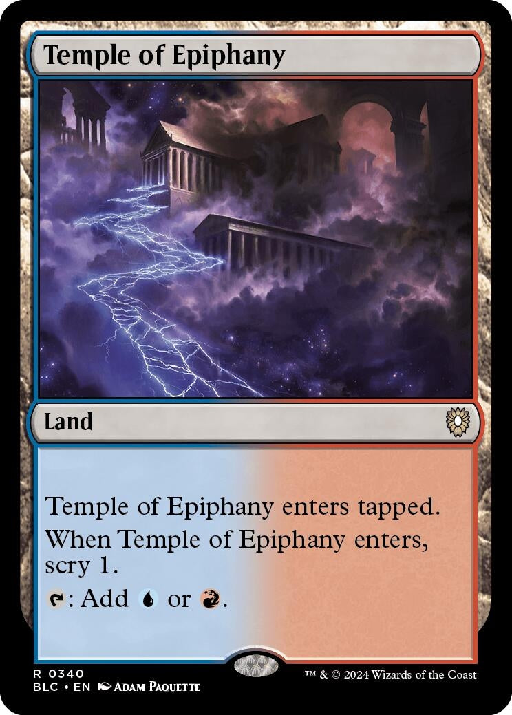 Image for Temple of Epiphany (Commander: Bloomburrow) (340) - Magic: The Gathering