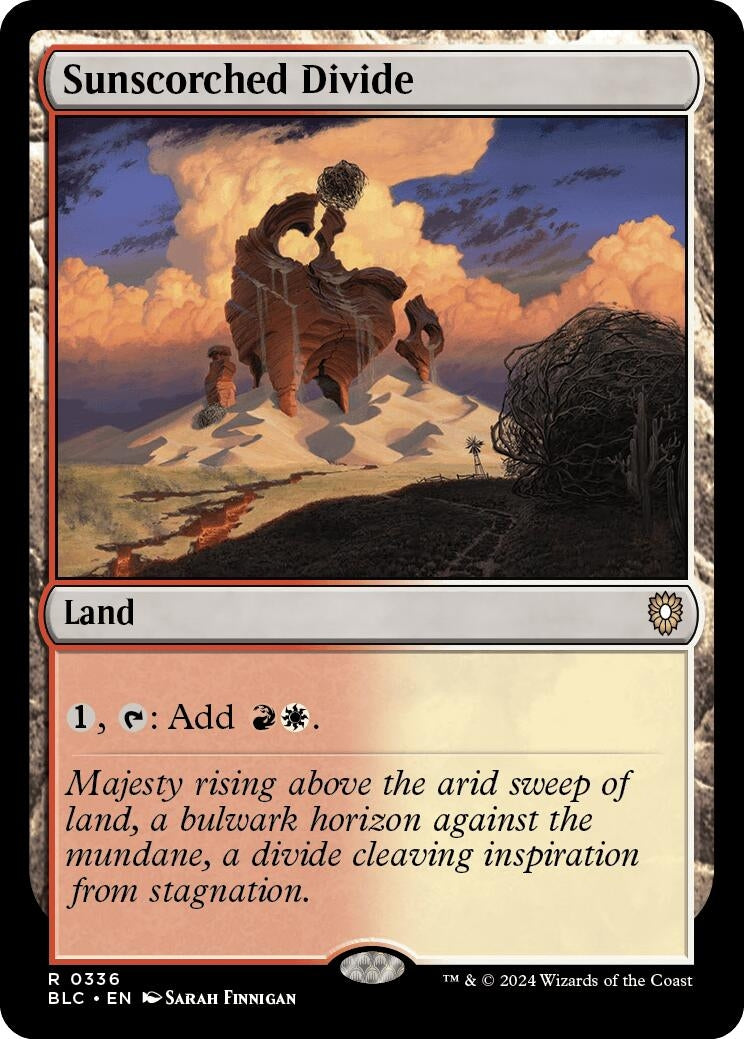 Image for Sunscorched Divide (Commander: Bloomburrow) (336) - Magic: The Gathering