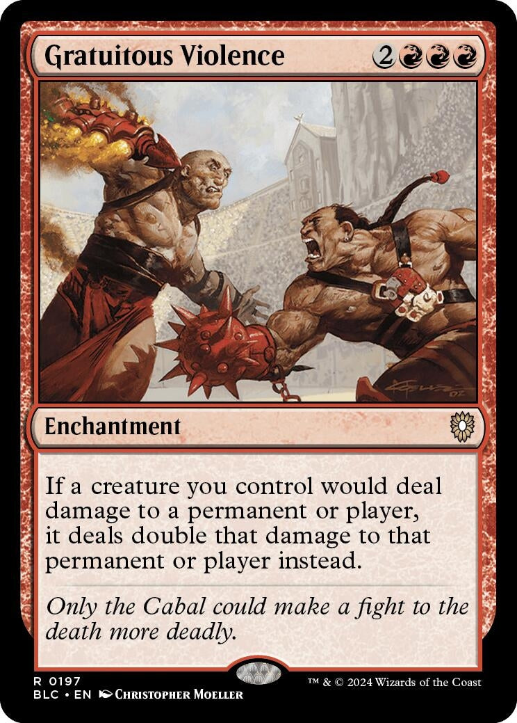 Image for Gratuitous Violence (Commander: Bloomburrow) (197) - Magic: The Gathering