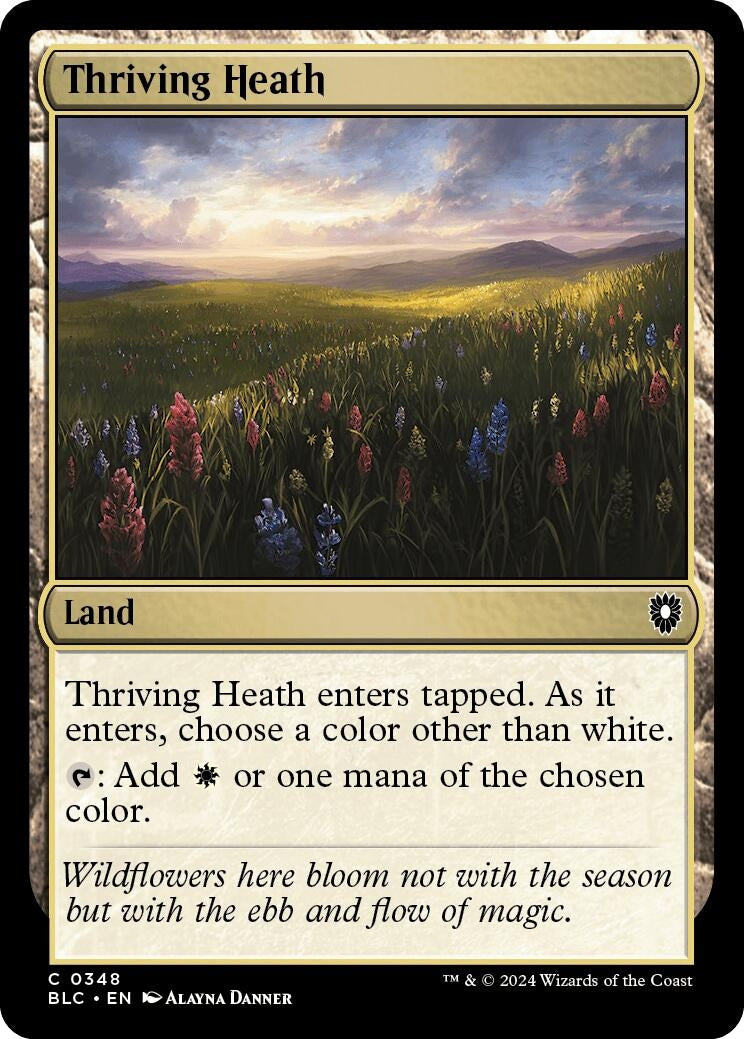 Image for Thriving Heath (Commander: Bloomburrow) (348) - Magic: The Gathering