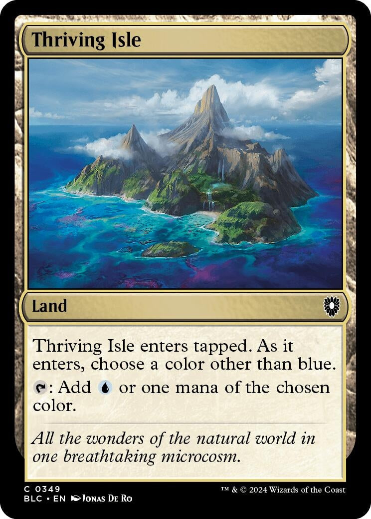 Image for Thriving Isle (Commander: Bloomburrow) (349) - Magic: The Gathering
