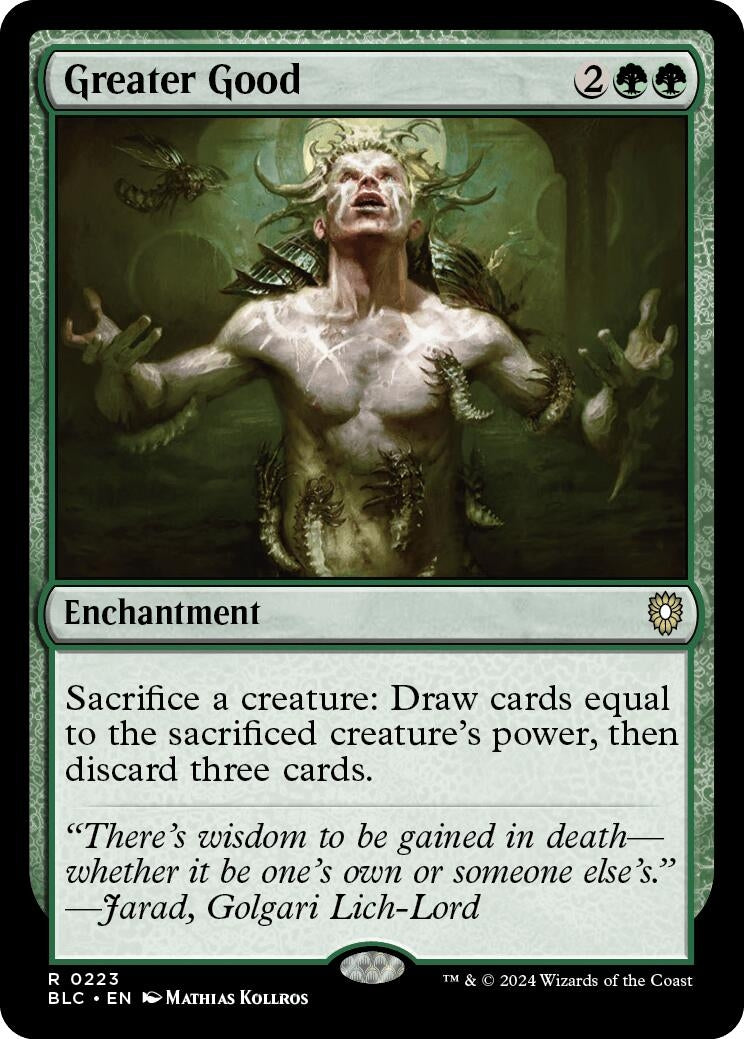Image for Greater Good (Commander: Bloomburrow) (223) - Magic: The Gathering