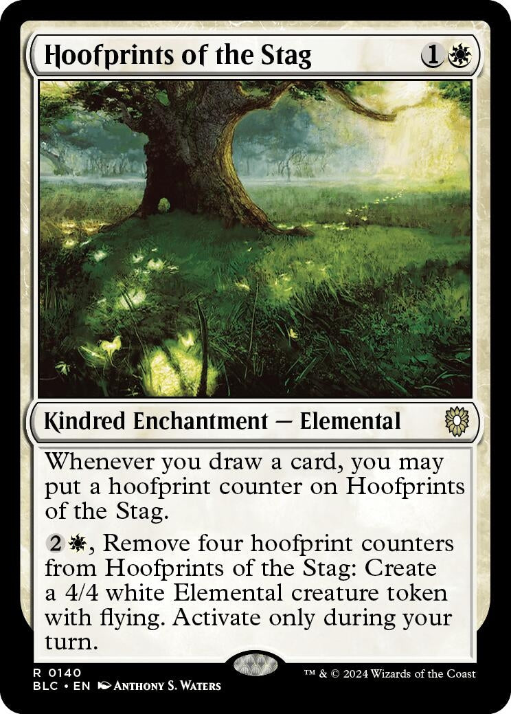 Image for Hoofprints of the Stag (Commander: Bloomburrow) (140) - Magic: The Gathering