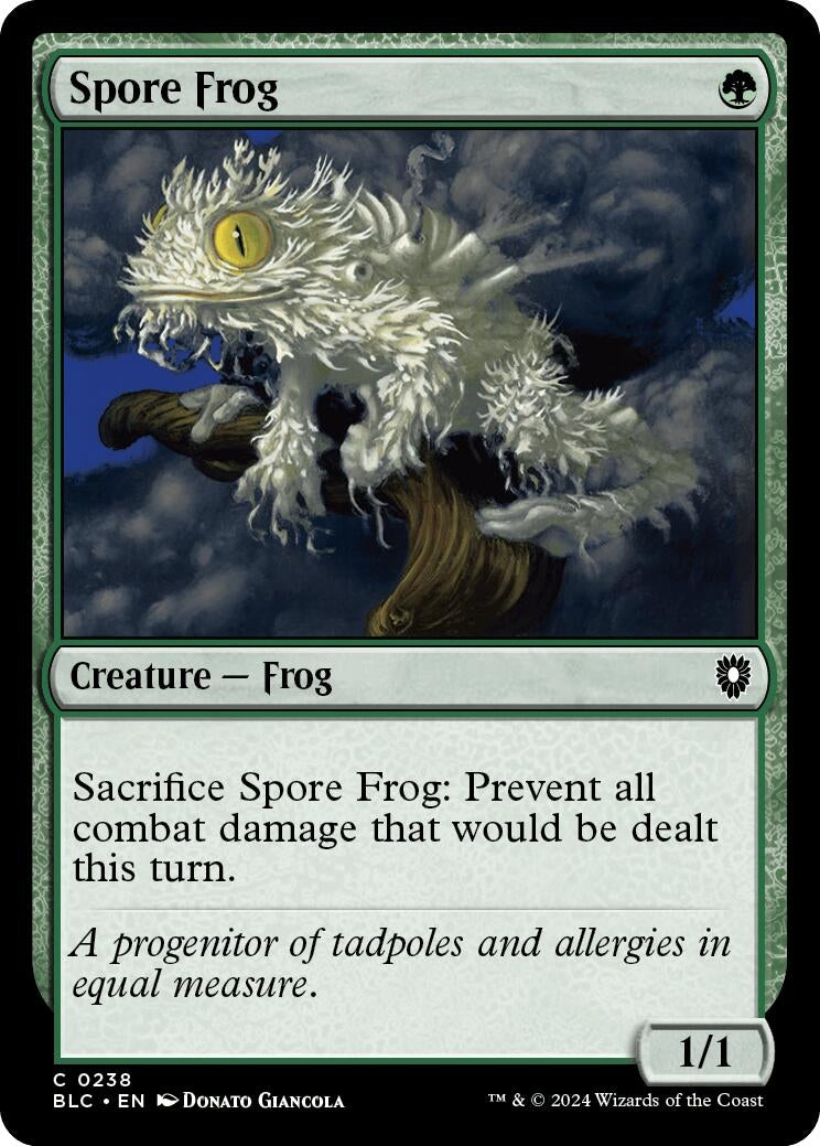 Image for Spore Frog (Commander: Bloomburrow) (238) - Magic: The Gathering