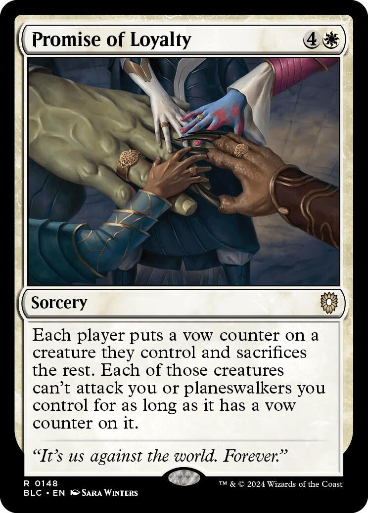 Image for Promise of Loyalty (Commander: Bloomburrow) (148) - Magic: The Gathering