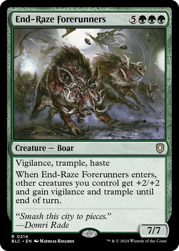 Image for End-Raze Forerunners (Commander: Bloomburrow) (214) - Magic: The Gathering