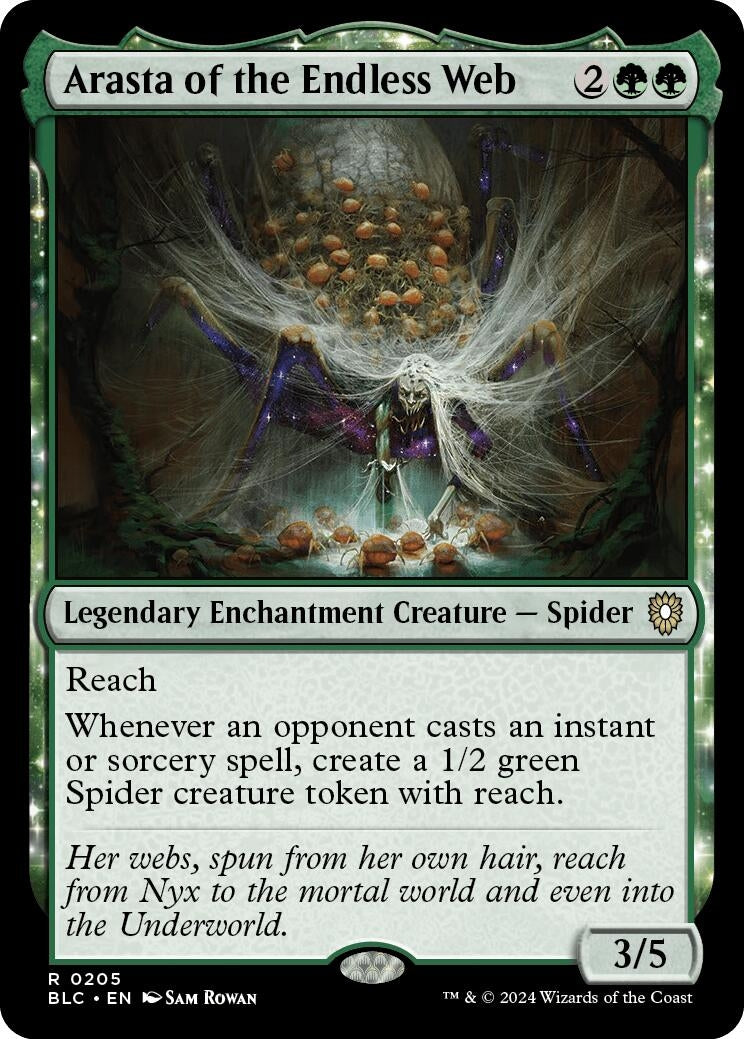 Image for Arasta of the Endless Web (Commander: Bloomburrow) (205) - Magic: The Gathering