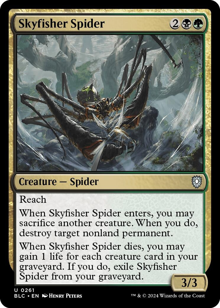 Image for Skyfisher Spider (Commander: Bloomburrow) (261) - Magic: The Gathering