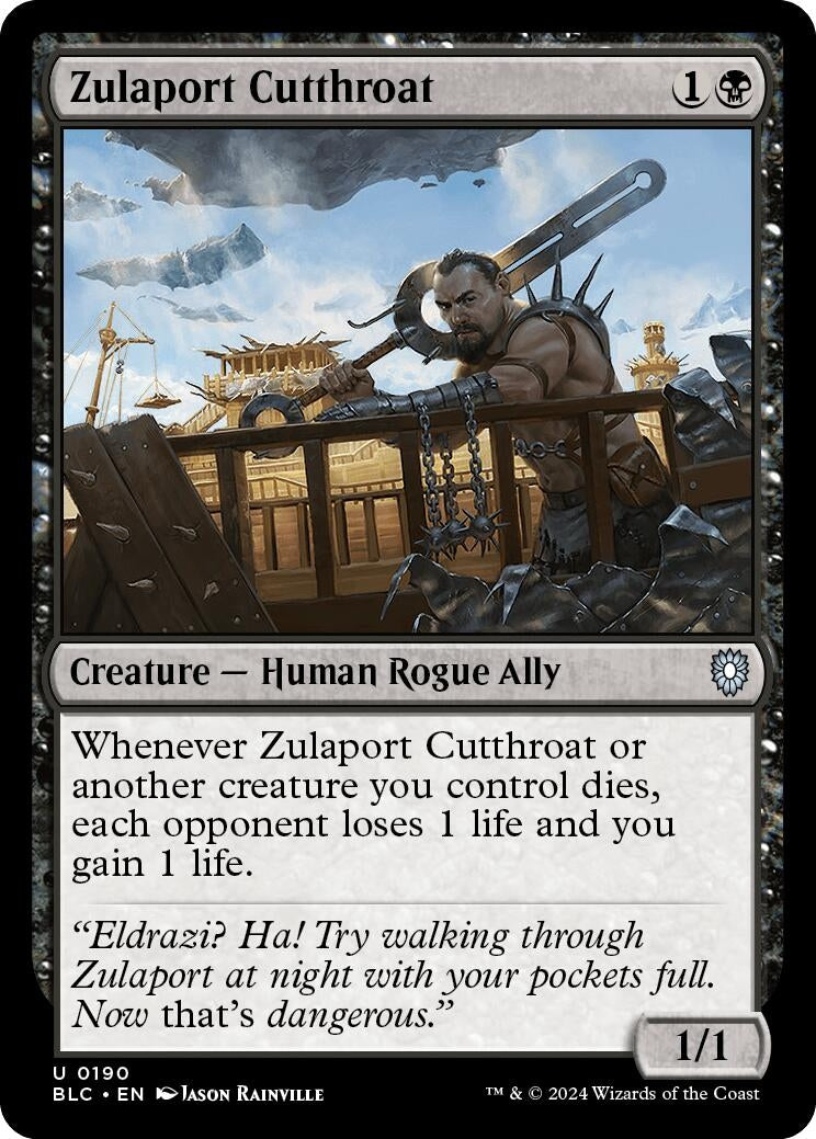 Image for Zulaport Cutthroat (Commander: Bloomburrow) (190) - Magic: The Gathering