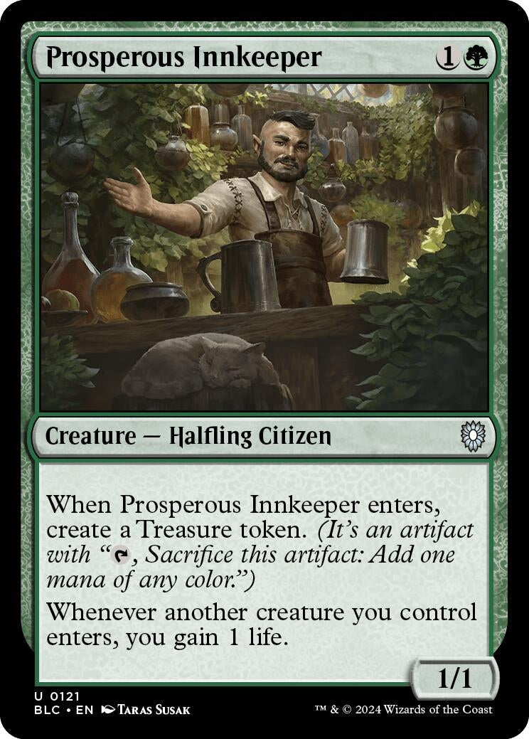 Image for Prosperous Innkeeper (Commander: Bloomburrow) (121) - Magic: The Gathering