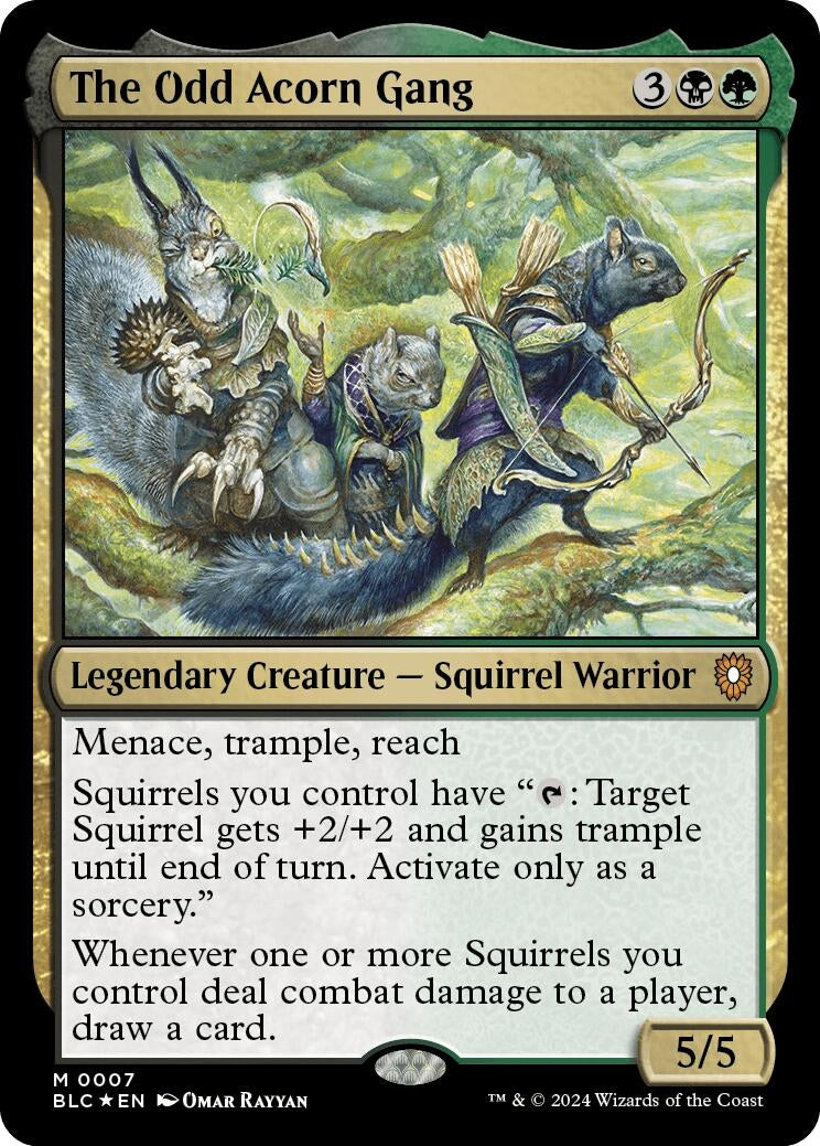 Image for The Odd Acorn Gang (Commander: Bloomburrow) (7) - Magic: The Gathering