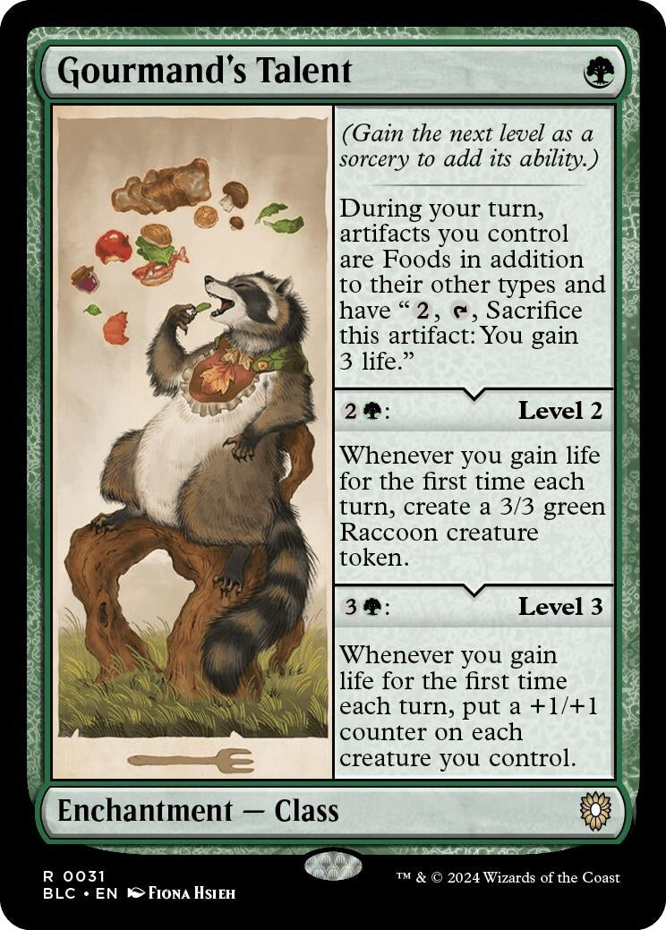 Image for Gourmand's Talent (Commander: Bloomburrow) (31) - Magic: The Gathering