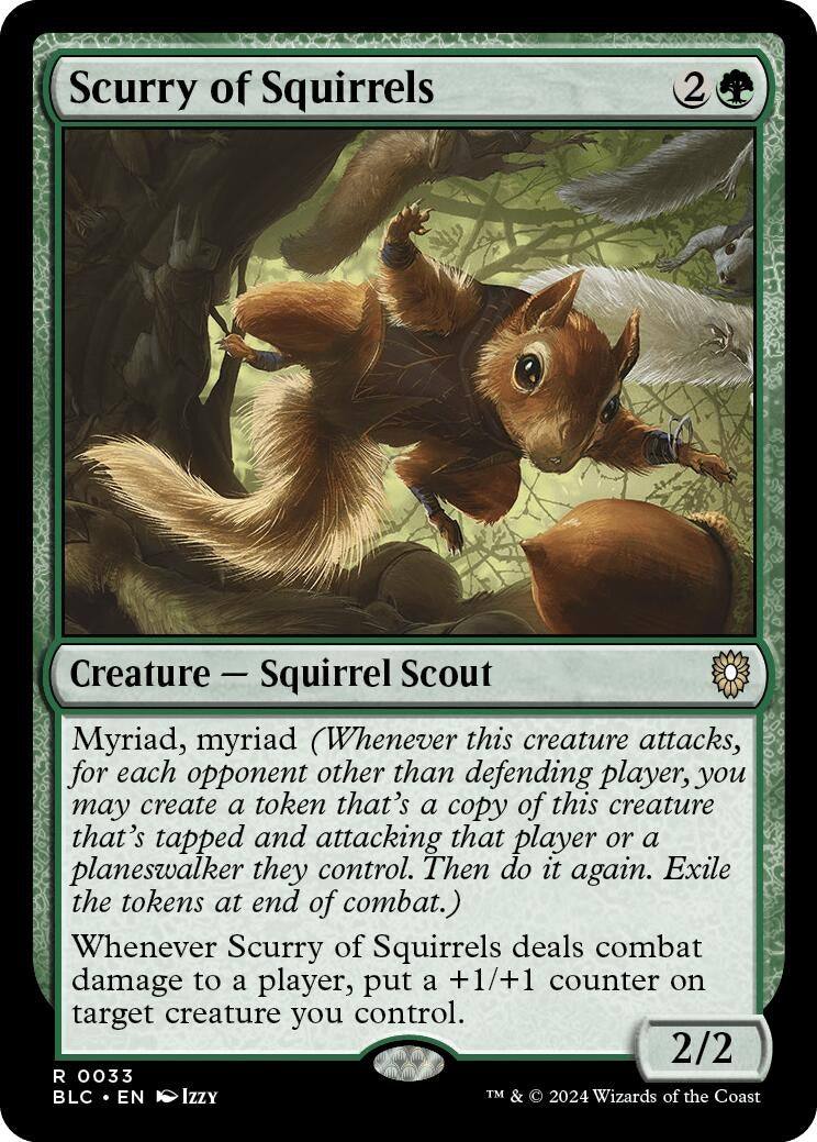 Image for Scurry of Squirrels (Commander: Bloomburrow) (33) - Magic: The Gathering