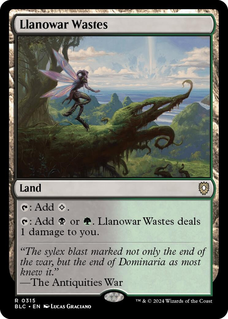 Image for Llanowar Wastes (Commander: Bloomburrow) (315) - Magic: The Gathering