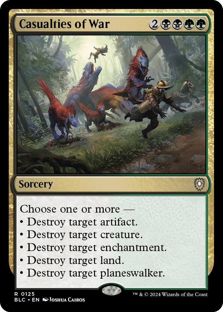 Image for Casualties of War (Commander: Bloomburrow) (125) - Magic: The Gathering