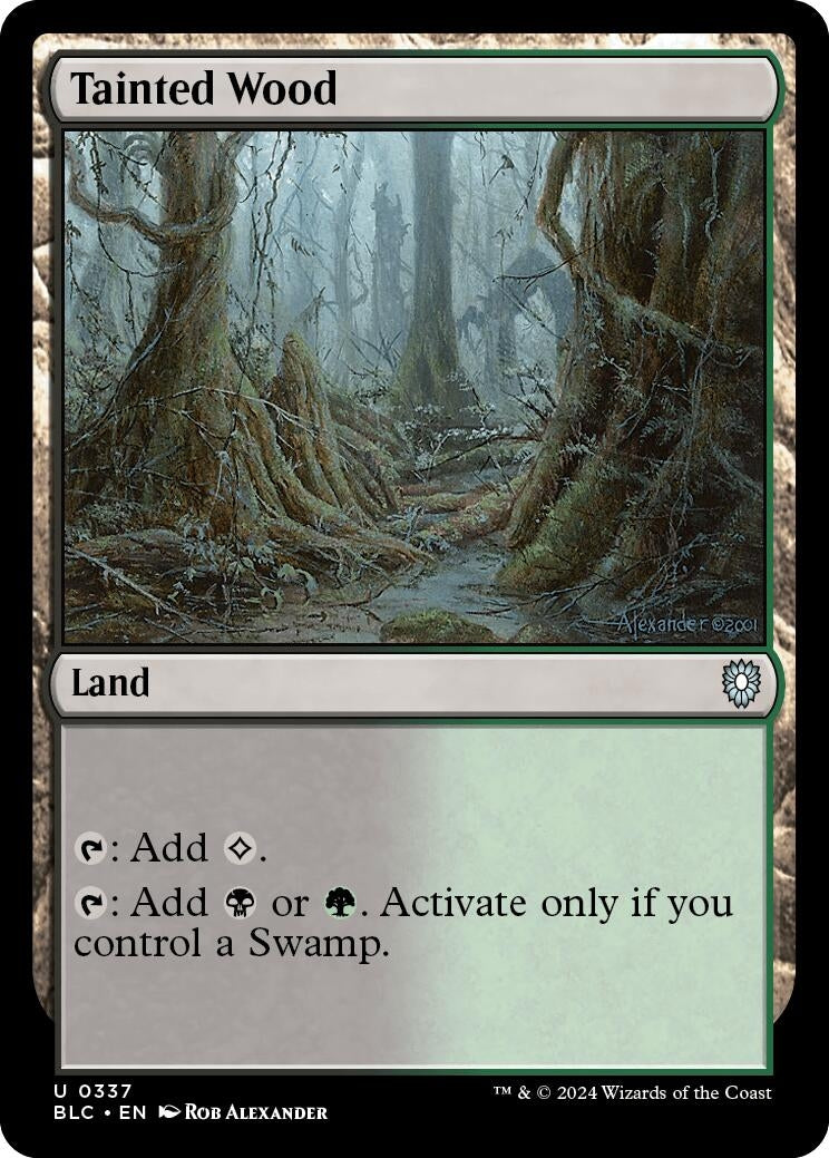 Image for Tainted Wood (Commander: Bloomburrow) (337) - Magic: The Gathering