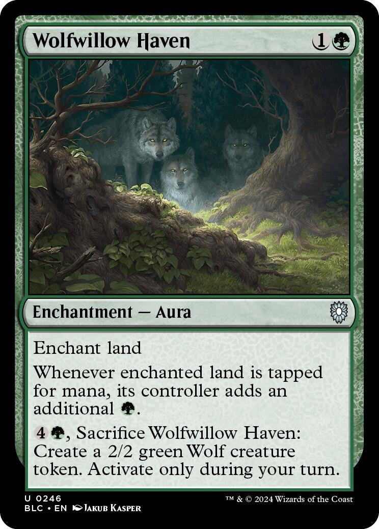 Image for Wolfwillow Haven (Commander: Bloomburrow) (246) - Magic: The Gathering