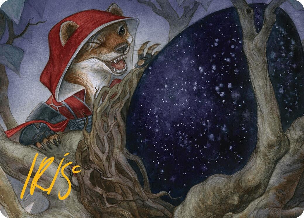 Image for Cruelclaw's Heist Art Card (Gold-Stamped Signature) (Art Series: Bloomburrow) (46) - Magic: The Gathering