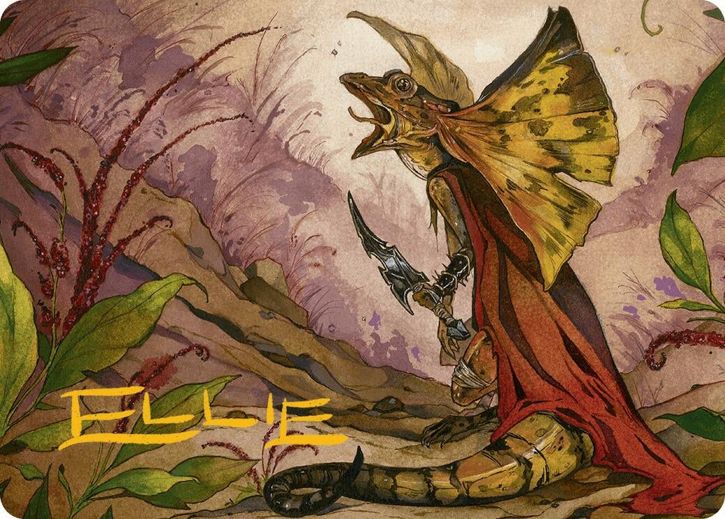 Image for Hired Claw Art Card (Gold-Stamped Signature) (Art Series: Bloomburrow) (39) - Magic: The Gathering